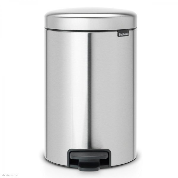 Brabantia Pedal Bin 12Lt - NewIcon - Matt Steel - FPP
