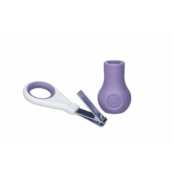 Bebeconfort Nail Clippers in Base Paper Boats Purple