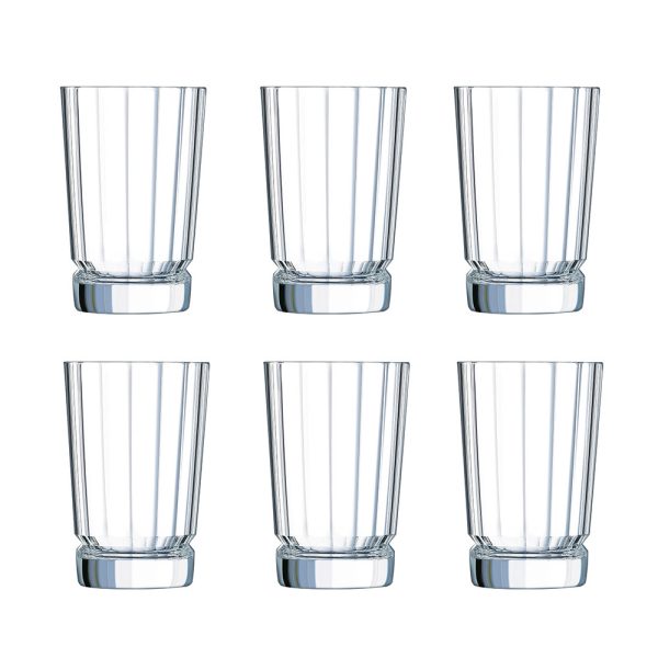 Cristal D'Arques Macassar Glass 280 ml Set of 6