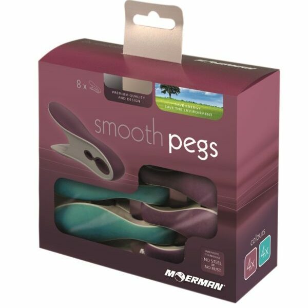 Moerman 8 Smooth Cloth Pegs