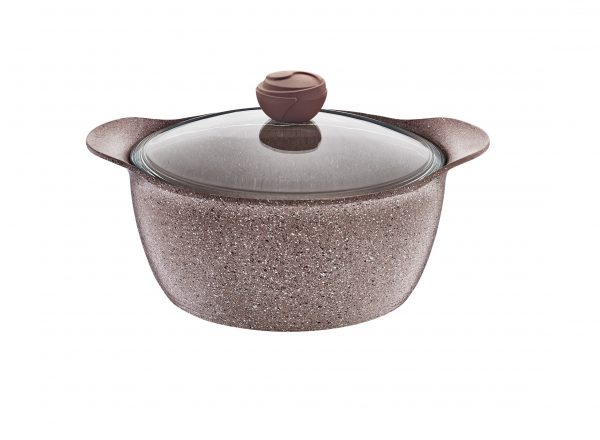 OMS Granite Casserole 18cm 2.3 L Brown