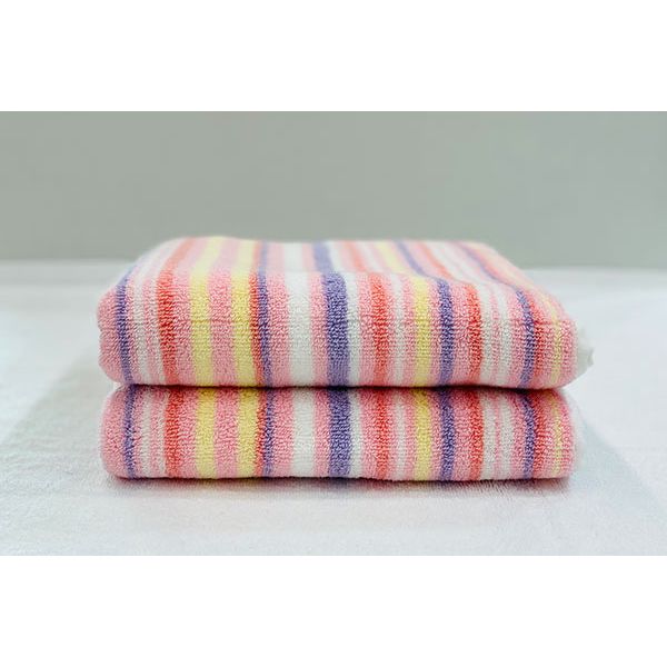 Cannon Stripe Line Towel 70X140cm Pink
